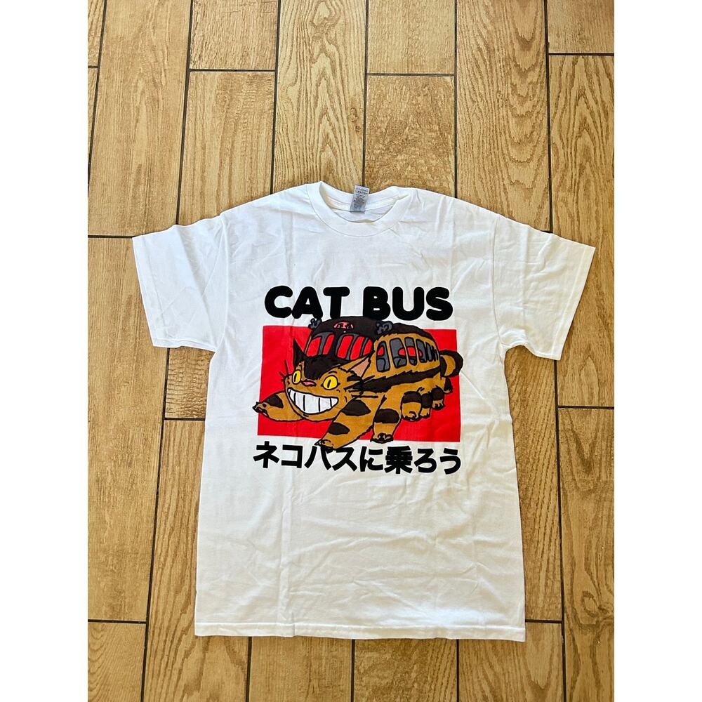 Cat Bus White T-shirt